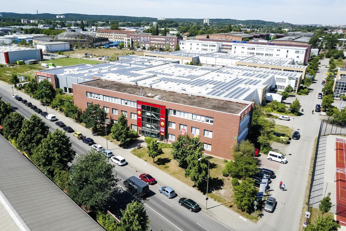 Photo: Sirius Facilities GmbH German Unternehmensimmobilien assets have been catching up. Shown here is the Sirius Business Park in Potsdam.